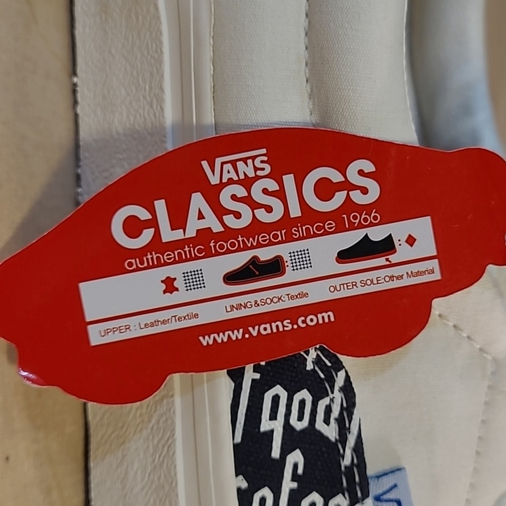 Vans Era X Fear Of God 95 Black White Canvas Shoes - Picture 14 of 14